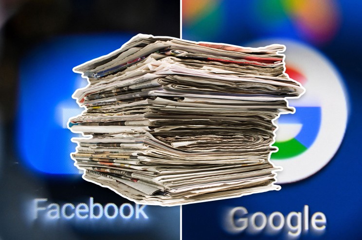 أكثر من 200 صحيفة تقاضي فيسبوك وجوجل