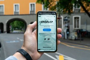 Photo Video editing app interface