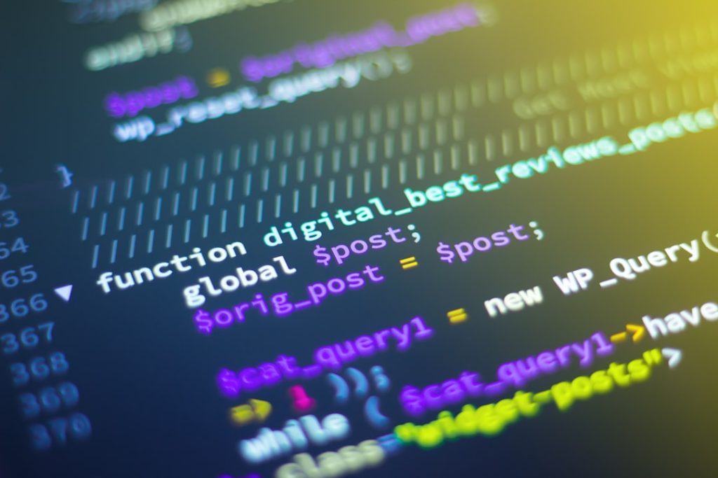 Photo Coding languages