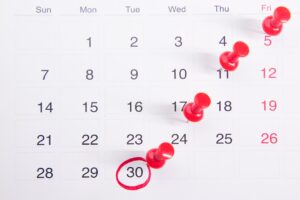 Photo Smartphone calendar