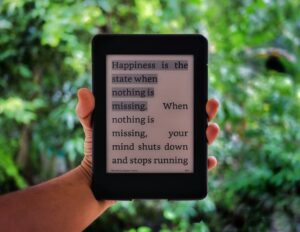 Photo E-reader customization