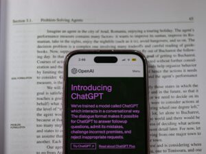 Photo Chatbot interface