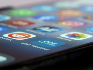 Photo Smartphone with educational apps