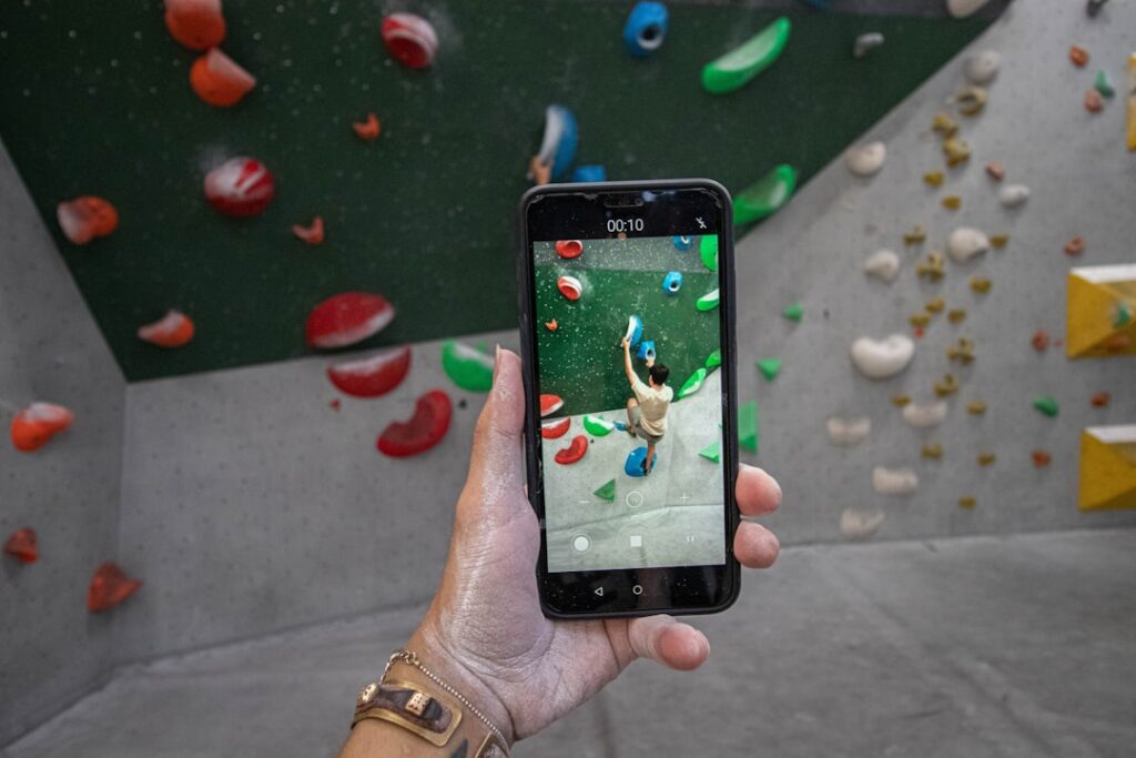 Photo Smartphone with sports apps