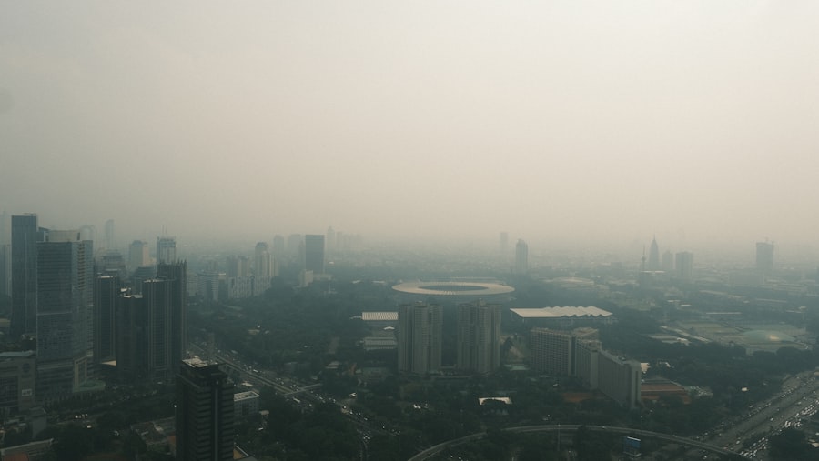 Photo Air pollution and respiratory diseases