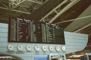 Photo flight and travel status tracking