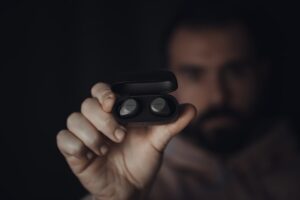 Photo wireless earbuds