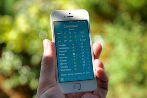 Photo weather forecast app