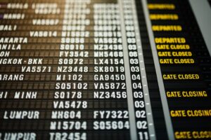 Photo flight and travel status tracking