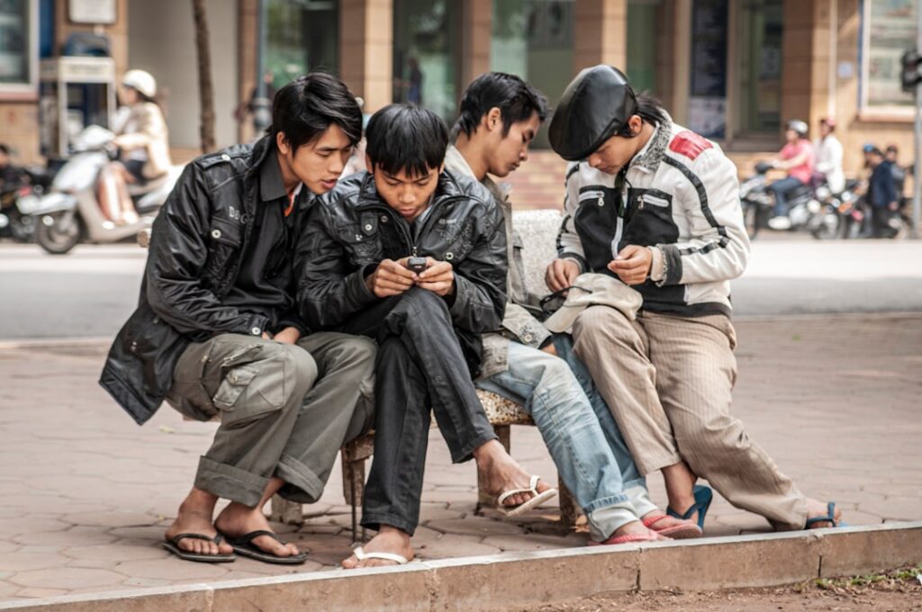Photo mobile phone in higher education