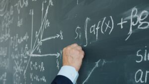 Photo Solving complex mathematical equations step by step through artificial intelligence