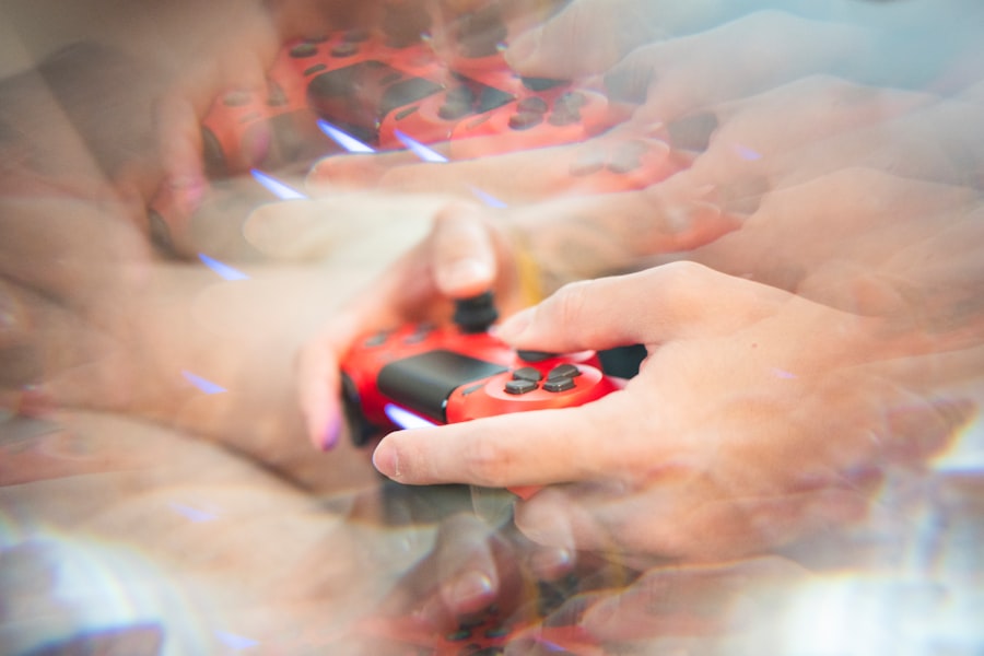 Photo impact of electronic games on the brain