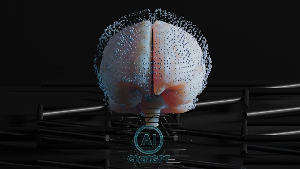 Photo artificial intelligence advertising