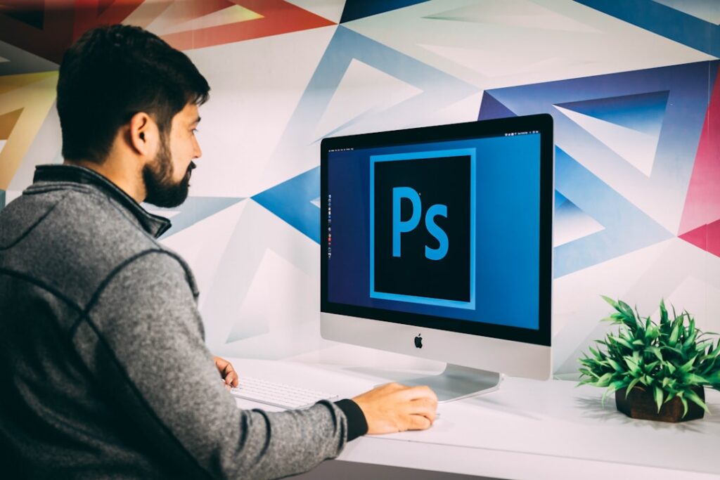 Photo designing attractive social media ads with Adobe tools