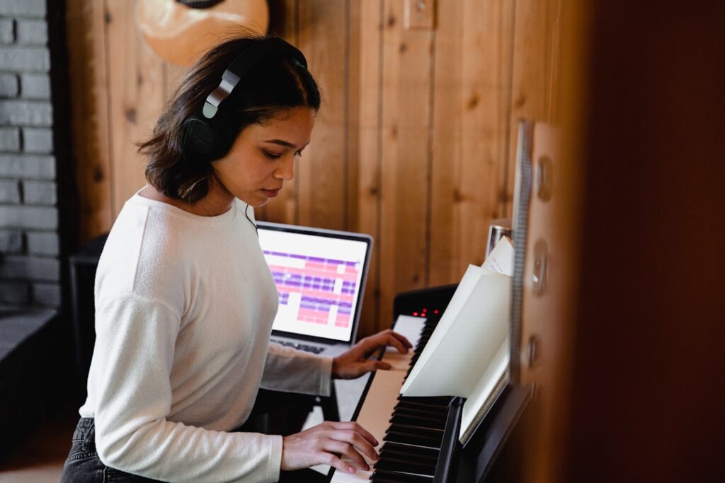 Photo music productivity