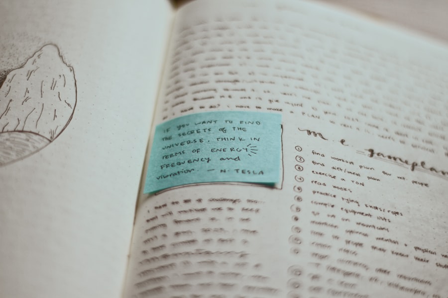 Photo important pages