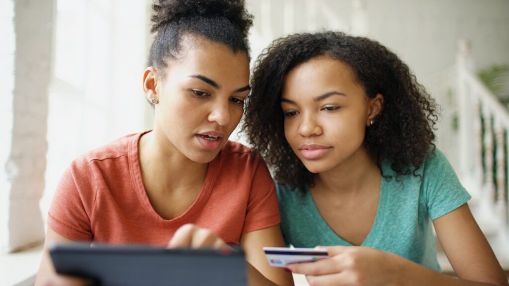 Photo secure online shopping