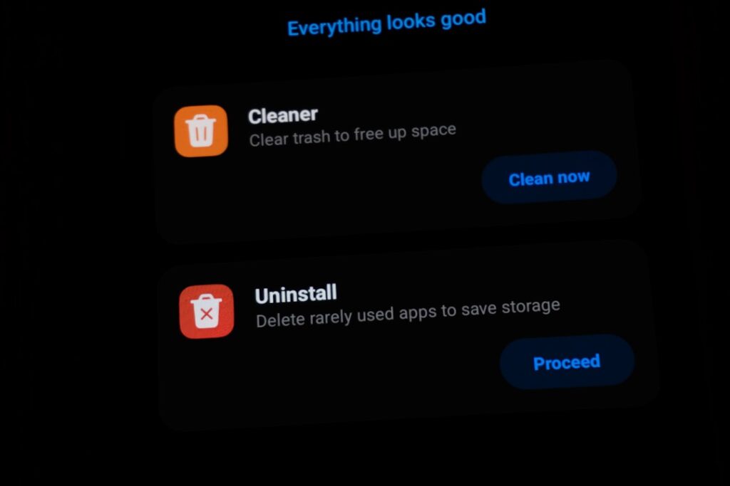 Photo clean temporary files