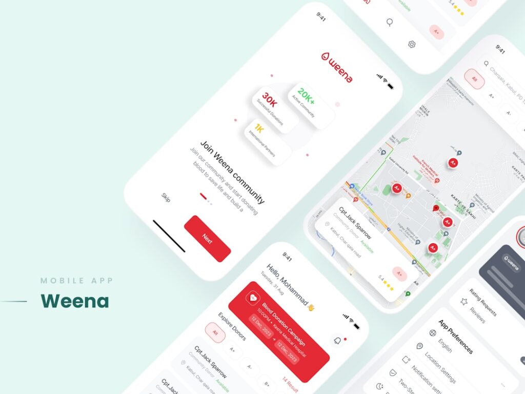 Photo mobile app design