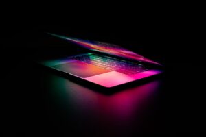 Photo laptop for programmers