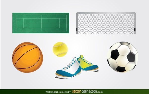 Vector Sport Elements Vector Download