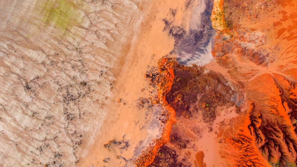Photo climate change earth simulation disaster prediction