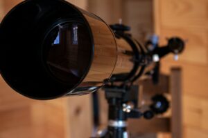 Photo self-guided smart telescopes astronomy