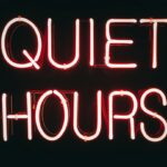 Photo quiet web time management