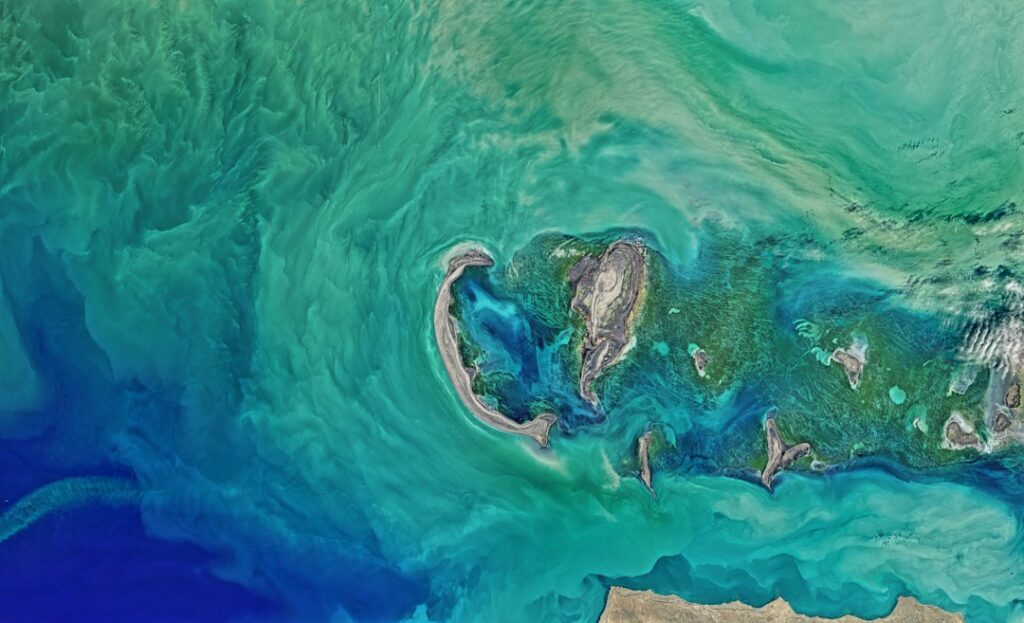 Photo oil spill detection satellite imagery