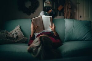 Photo slow digital reading enjoyment