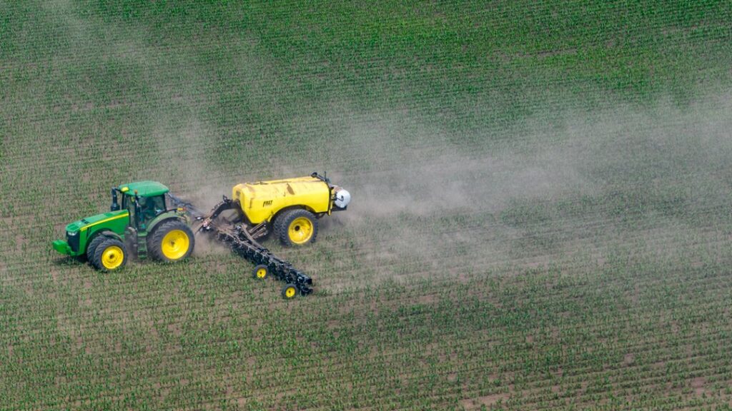 Photo Precision Agriculture irrigation fertilization