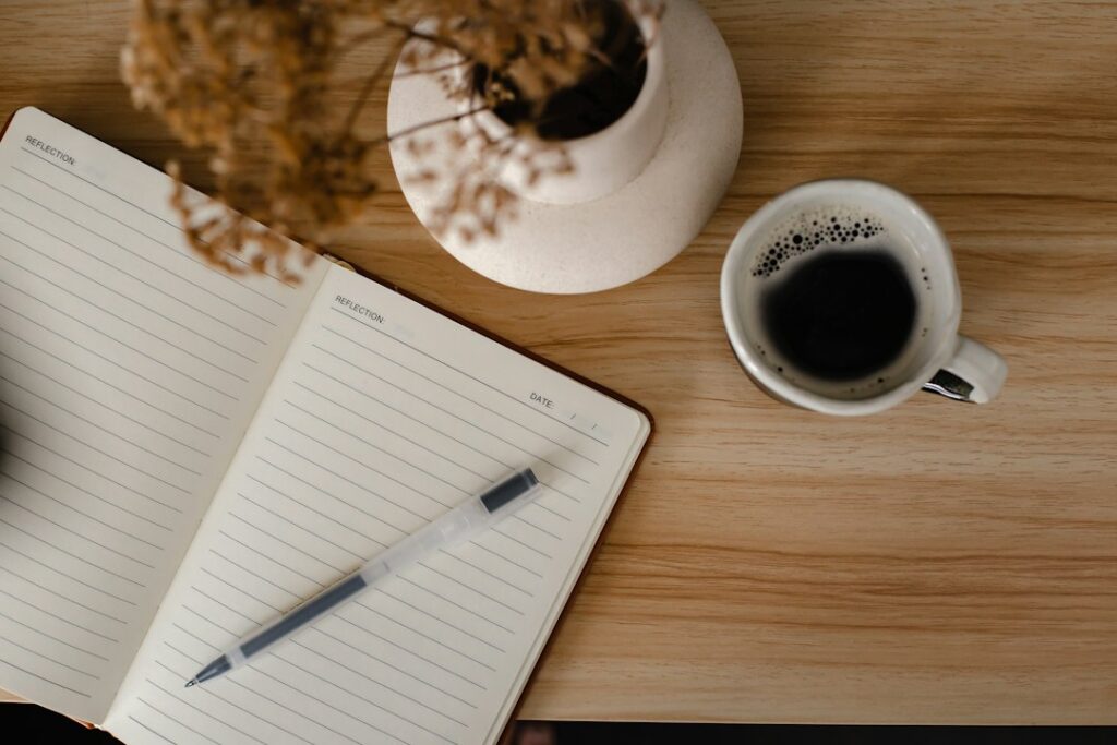 Photo digital daily journaling mental stability