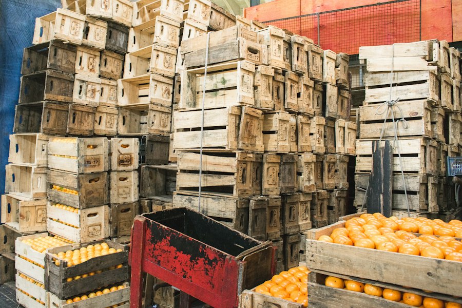 Photo fresh food supply chain optimization