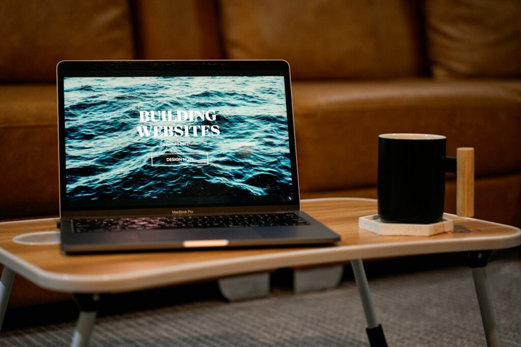 Photo minimalist website design productivity clarity