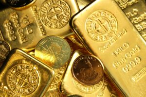 Photo gold investment portfolio value storage