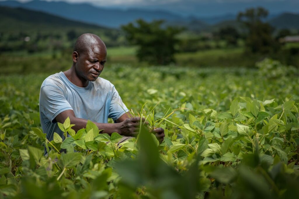 Photo AI crop pricing small farmers protection