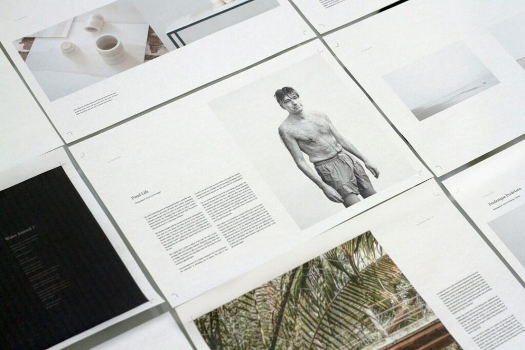 Photo personal website identity design